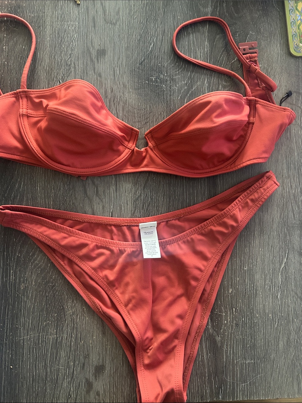 tropic of c - burnt orange Underwire Bikini